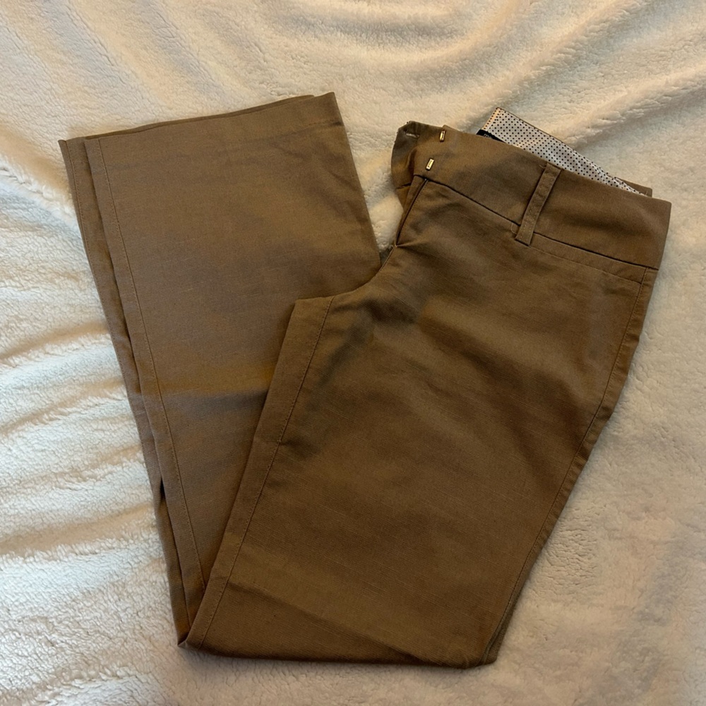 Women’s Maurices 9/10 Long Tan Dress Pants